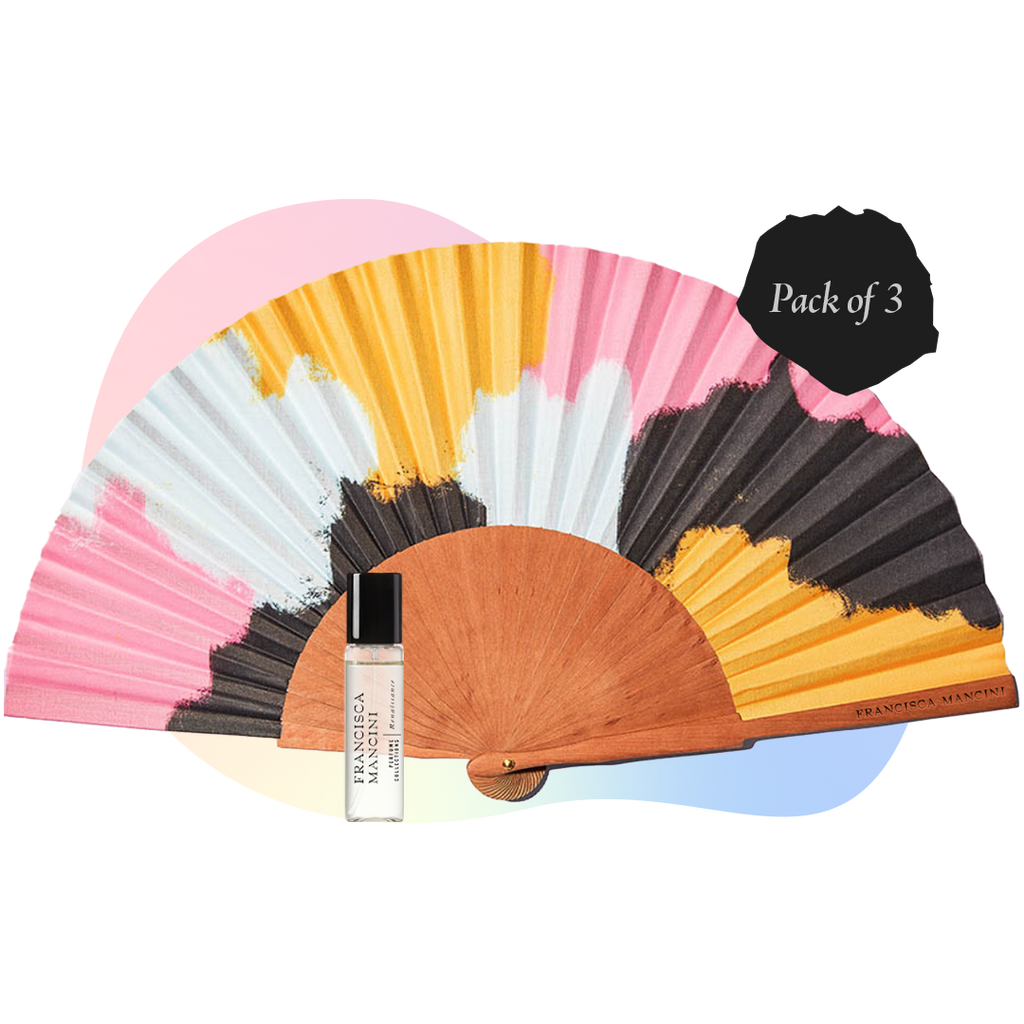 SCENTED FAN - Pack of 3 with Refill – Francisca Mancini Creative